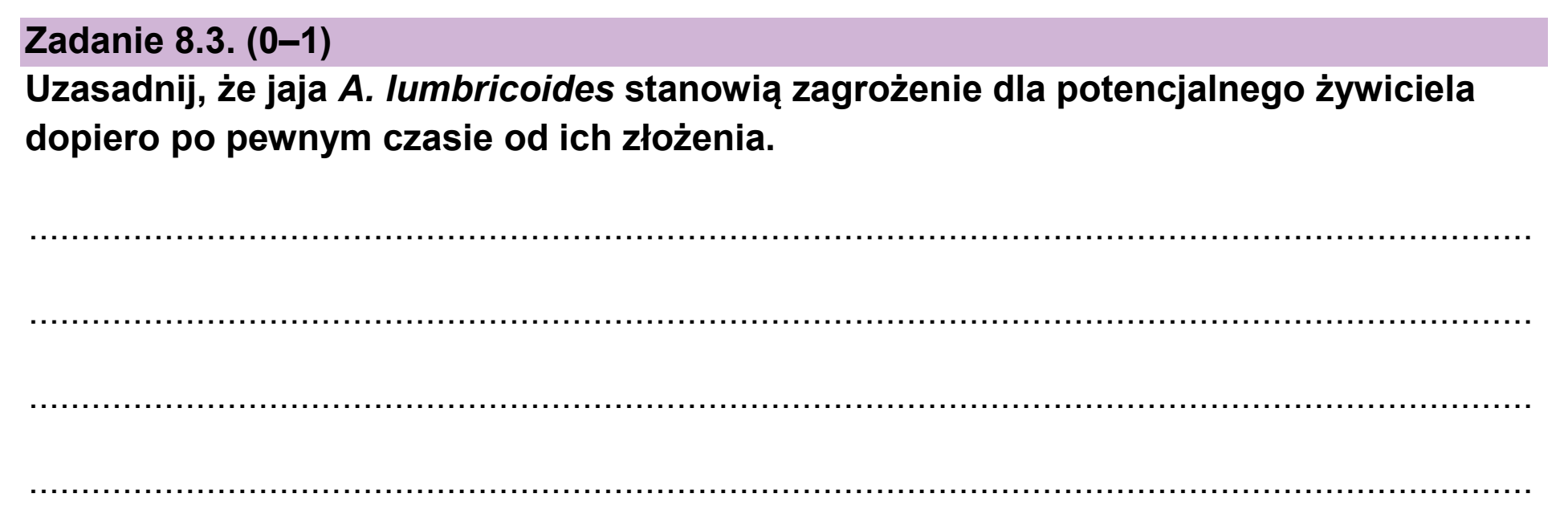 Matura próbna, styczen 2026, zadanie 8.3