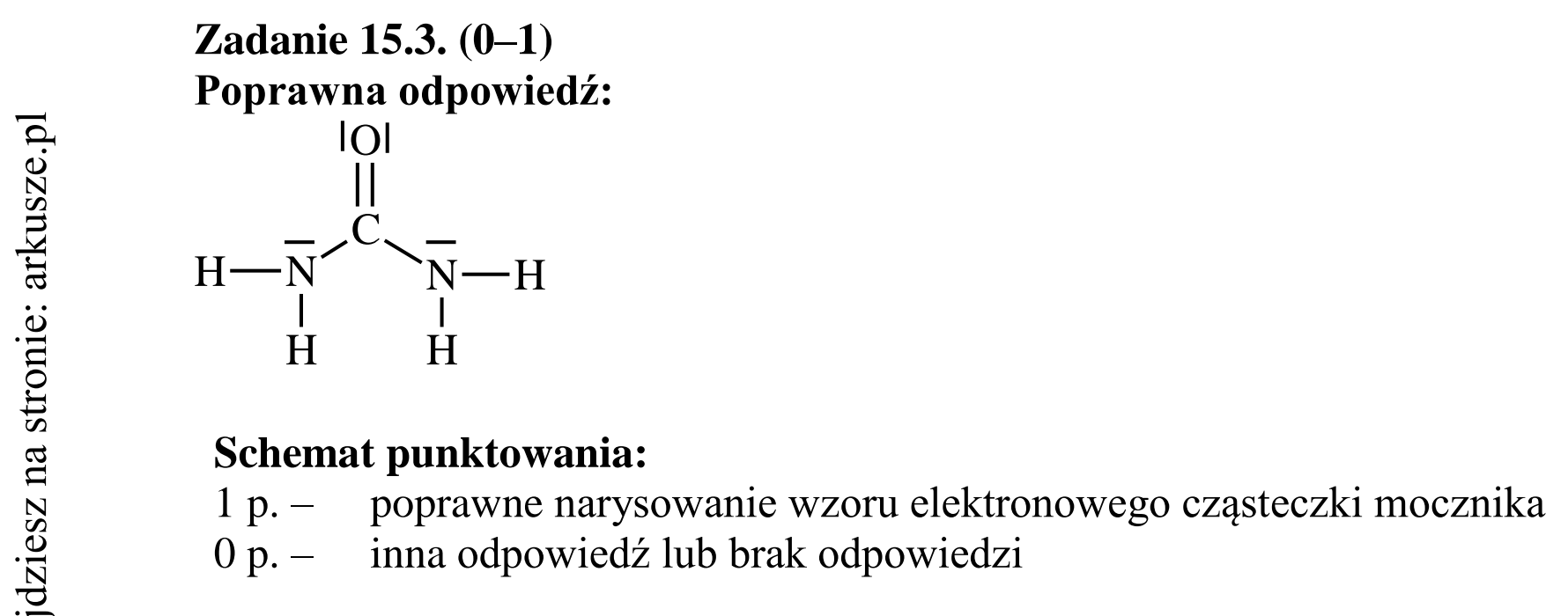Matura dodatkowa, czerwiec 2015, odpowiedź do zadania 15.3