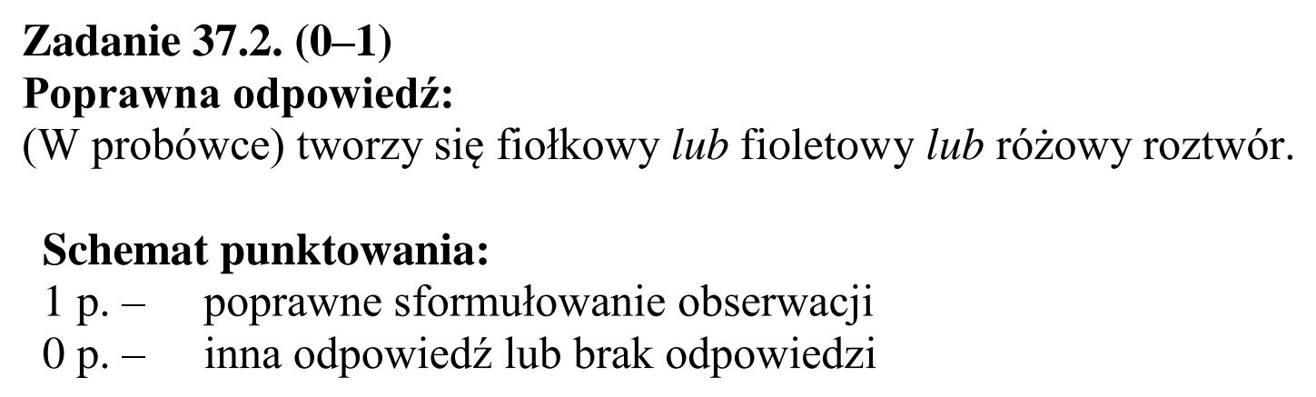 Matura dodatkowa, czerwiec 2015, odpowiedź do zadania 37.2