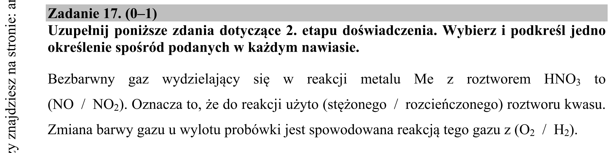 Matura dodatkowa, czerwiec 2015, podgląd zadania 17