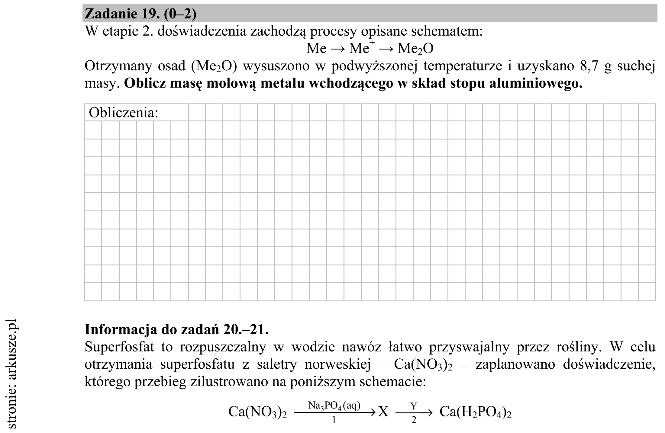 Matura dodatkowa, czerwiec 2015, podgląd zadania 19