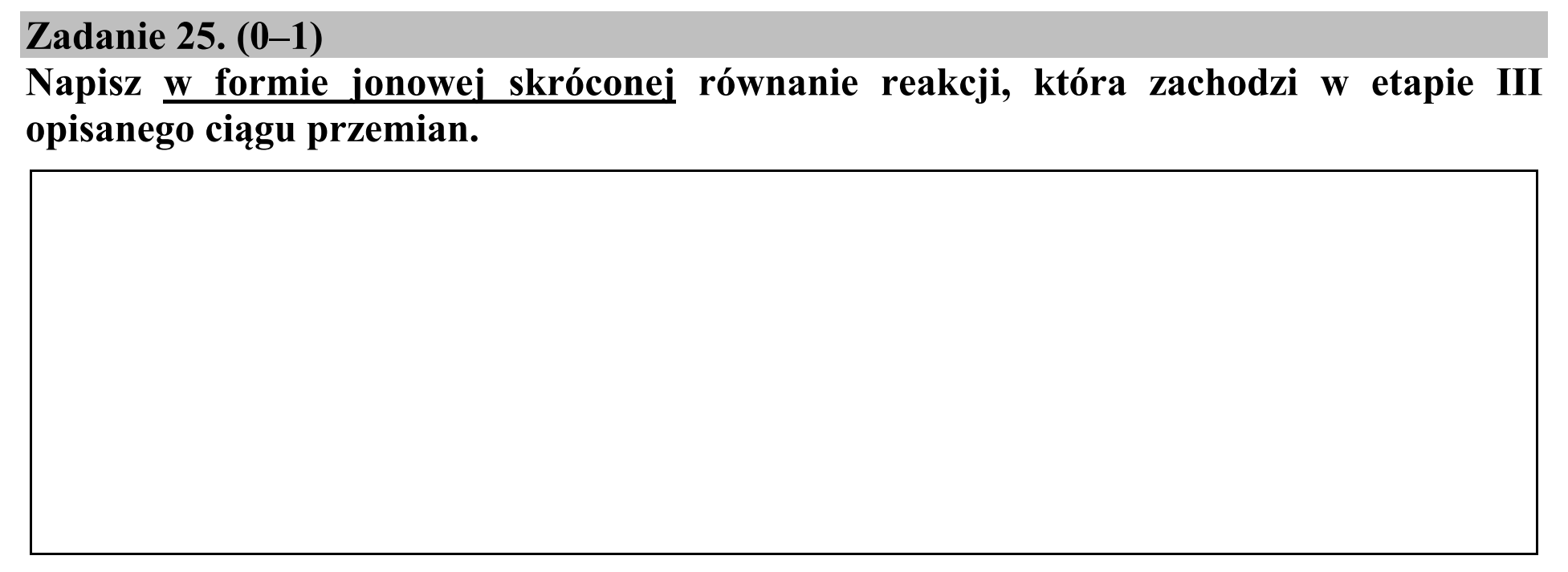 Matura dodatkowa, czerwiec 2015, podgląd zadania 25