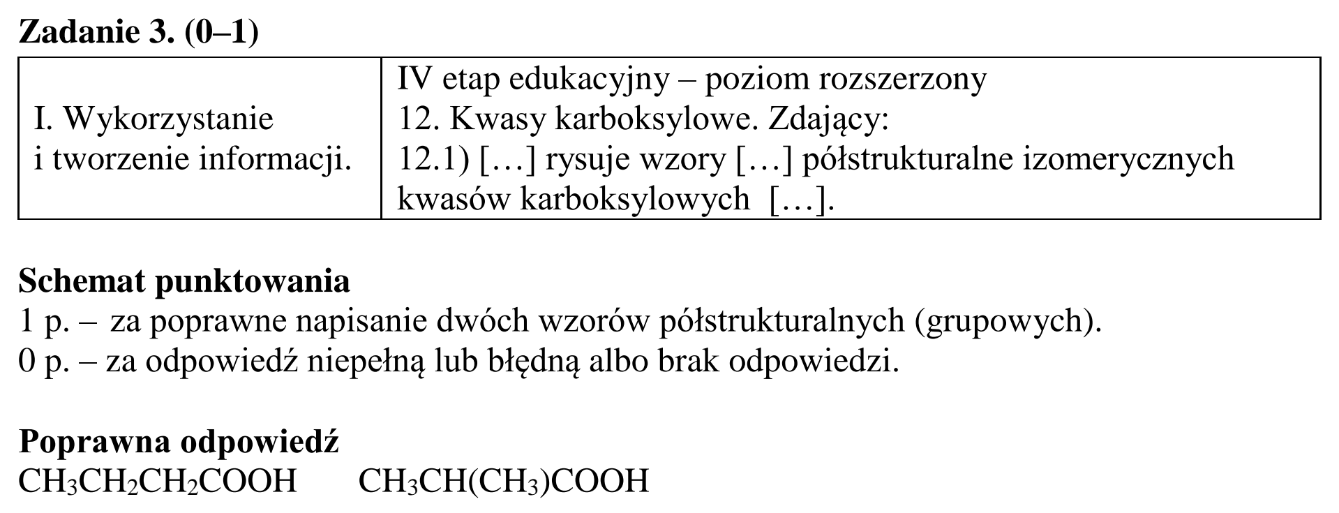 Matura dodatkowa, czerwiec 2016, odpowiedź do zadania 3