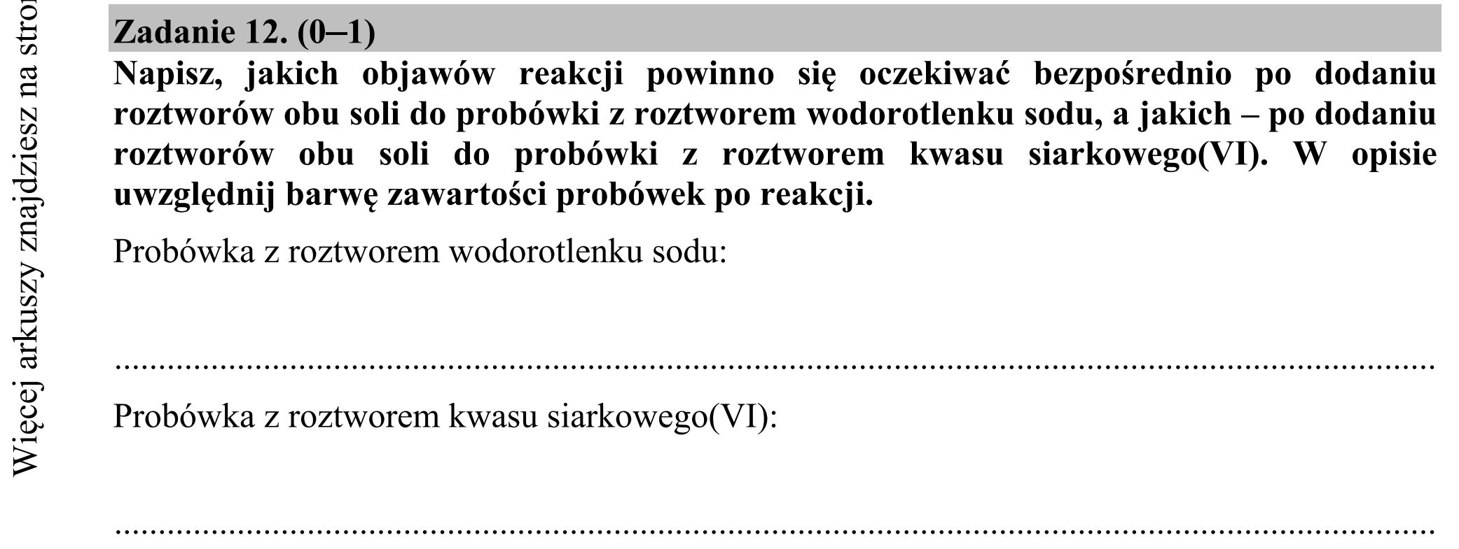 Matura dodatkowa, czerwiec 2016, podgląd zadania 12