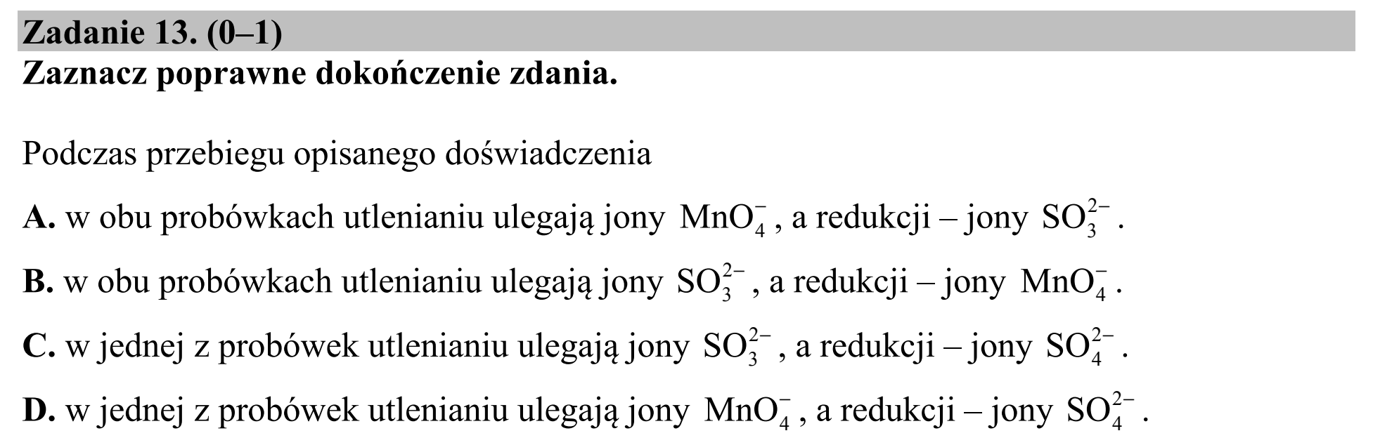 Matura dodatkowa, czerwiec 2016, podgląd zadania 13