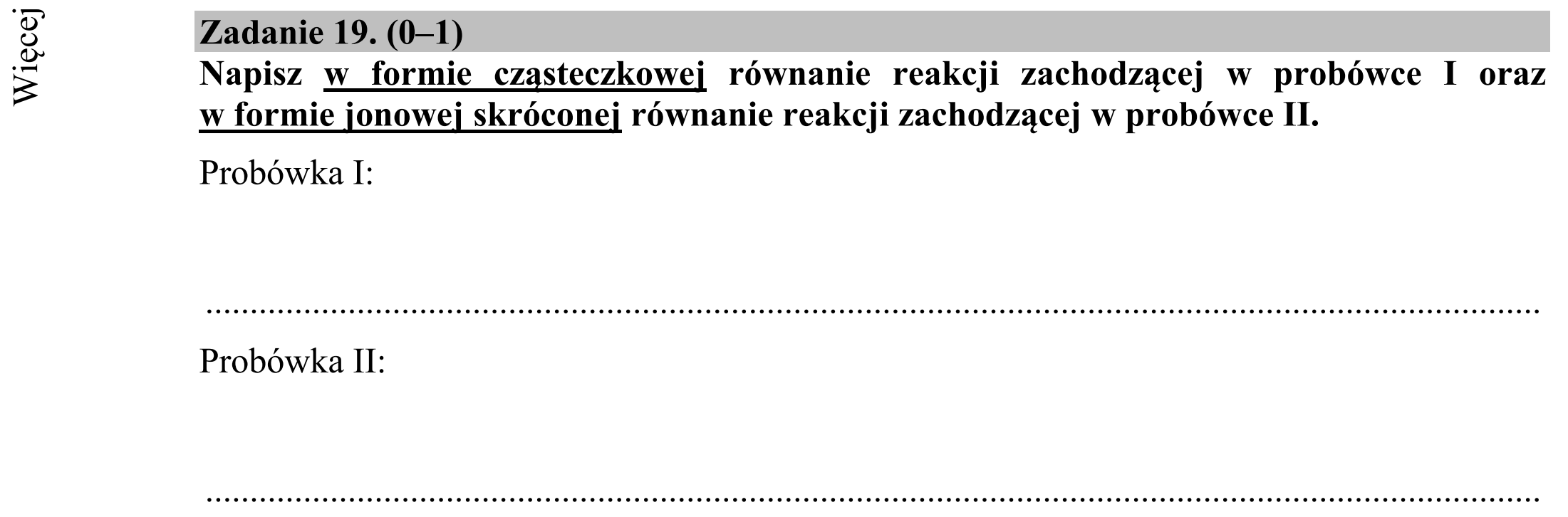 Matura dodatkowa, czerwiec 2016, podgląd zadania 19