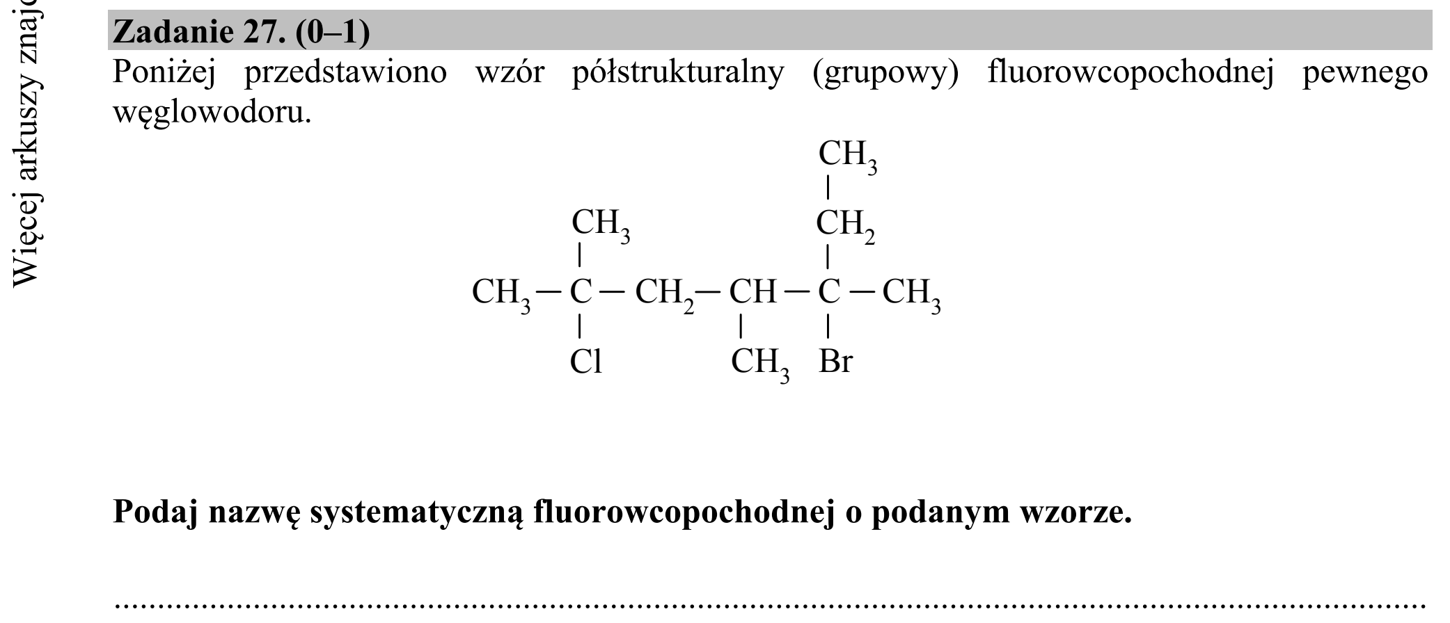 Matura dodatkowa, czerwiec 2016, podgląd zadania 27, fragment 1