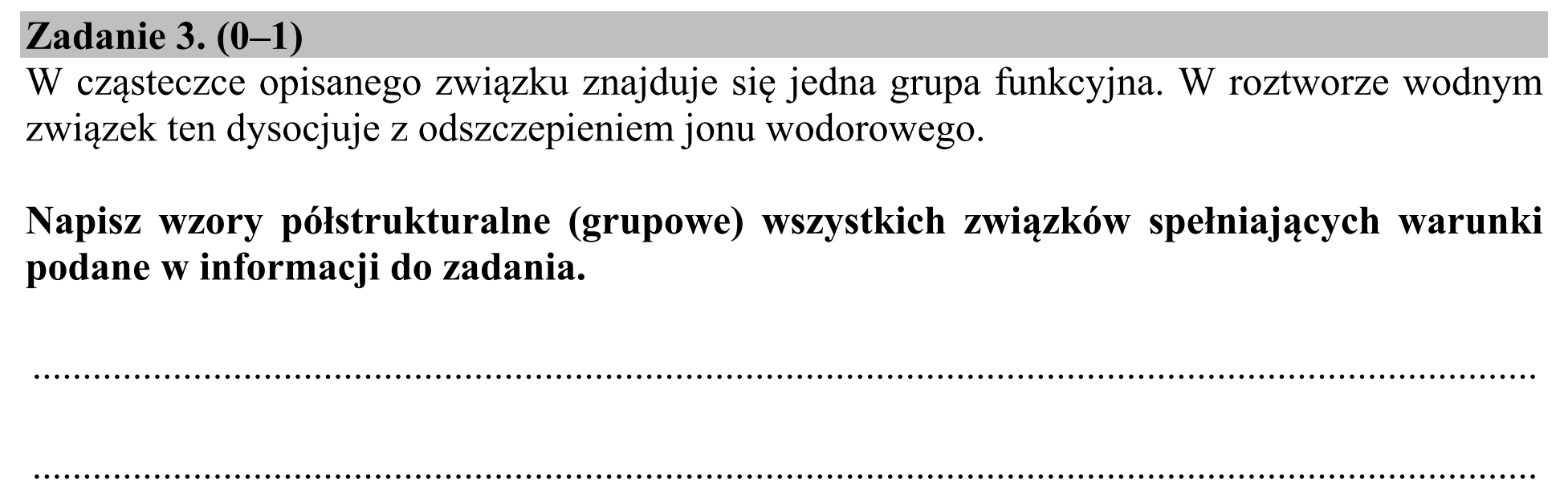 Matura dodatkowa, czerwiec 2016, podgląd zadania 3