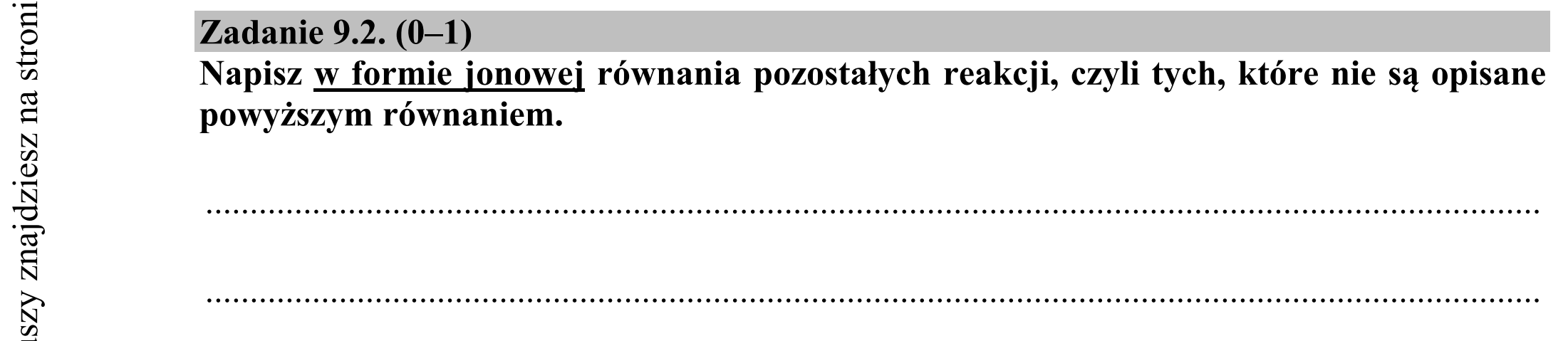Matura dodatkowa, czerwiec 2016, zadanie 9.2