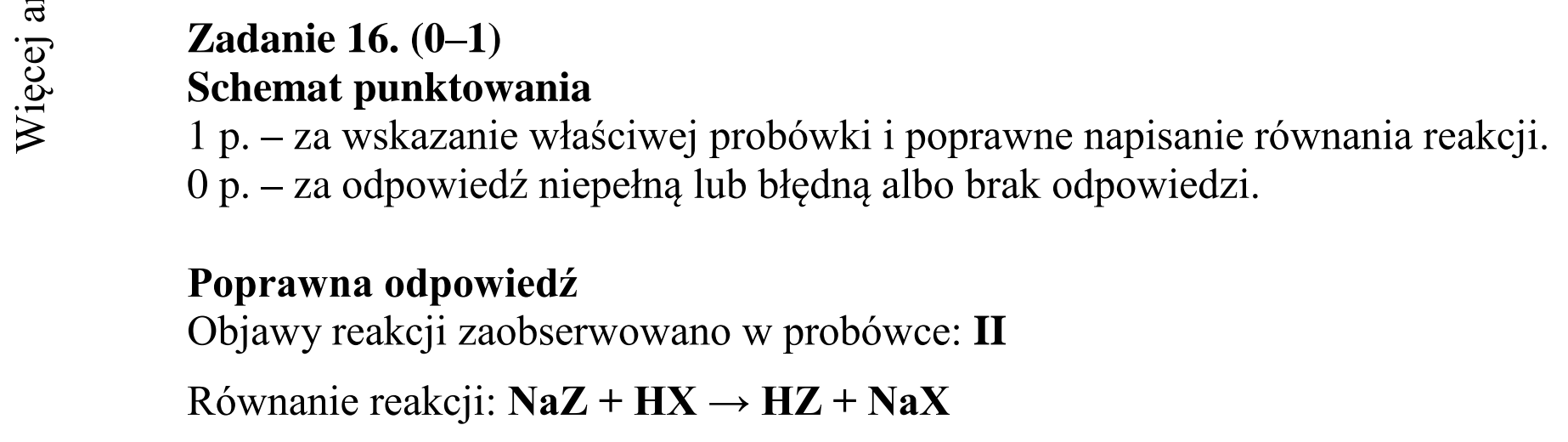 Matura dodatkowa, czerwiec 2017, odpowiedź do zadania 16