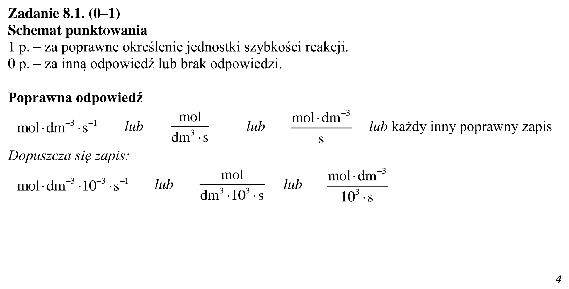 Matura dodatkowa, czerwiec 2017, odpowiedź do zadania 8.1