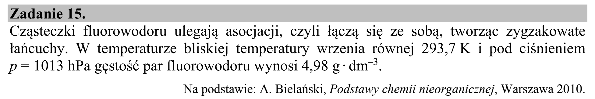 Matura dodatkowa, czerwiec 2017, wstęp zadania 15