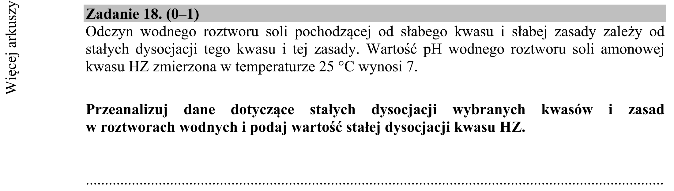 Matura dodatkowa, czerwiec 2017, podgląd zadania 18