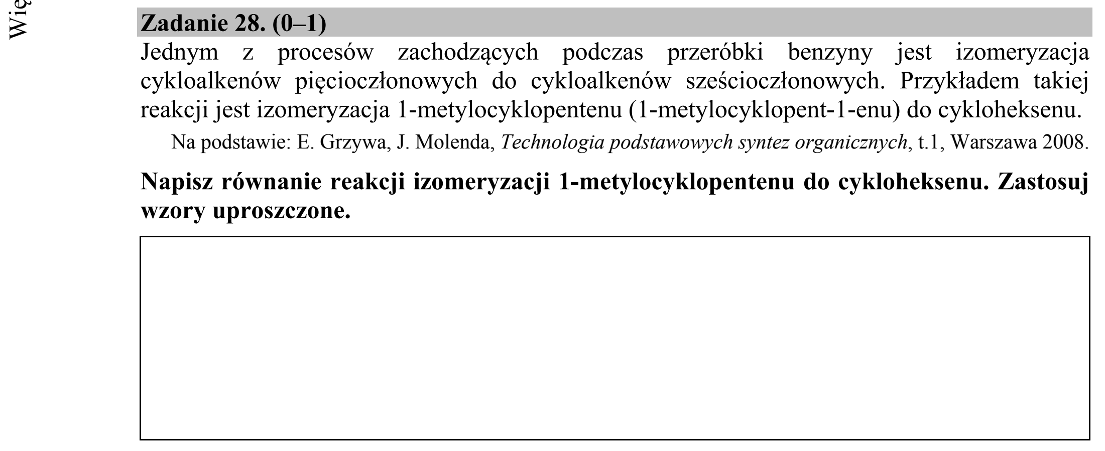 Matura dodatkowa, czerwiec 2017, podgląd zadania 28