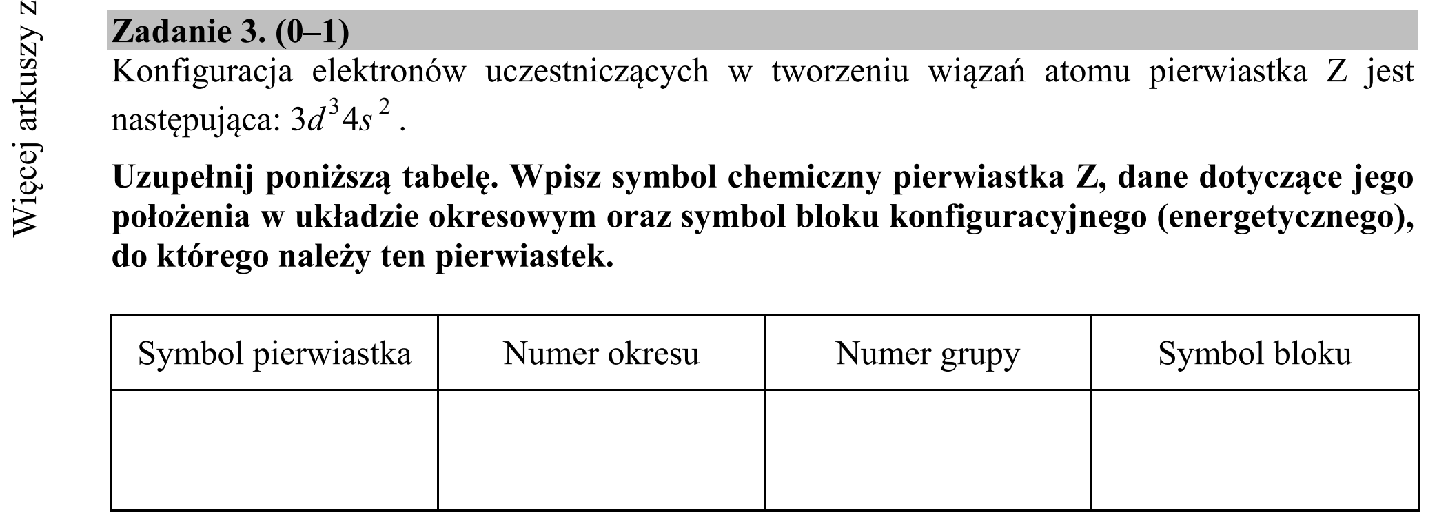 Matura dodatkowa, czerwiec 2017, podgląd zadania 3