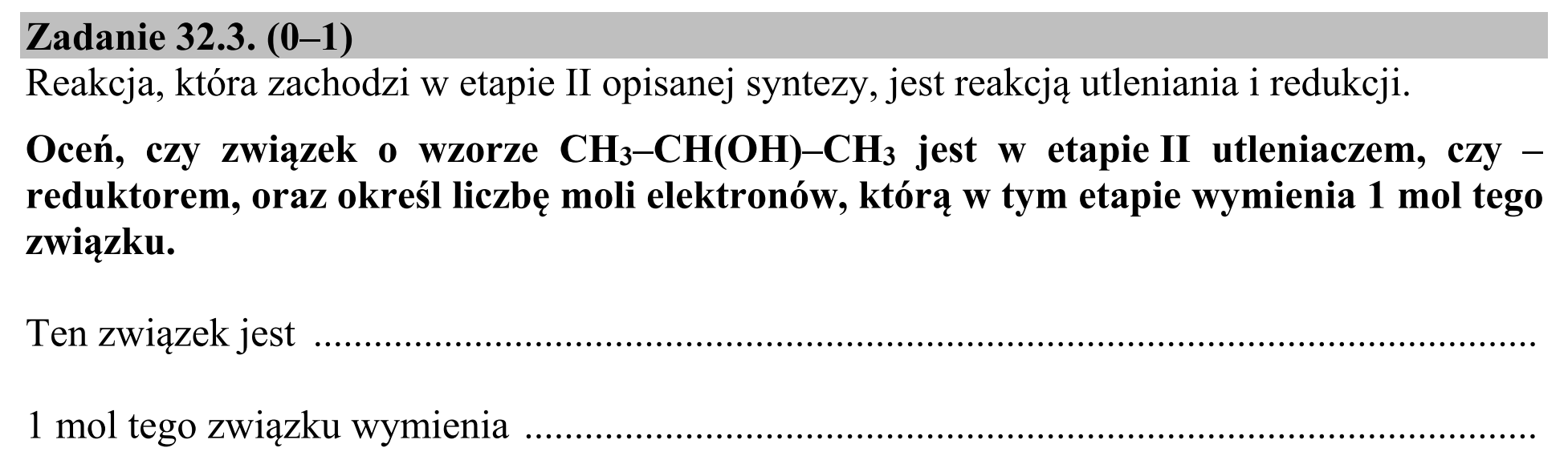 Matura dodatkowa, czerwiec 2017, zadanie 32.3