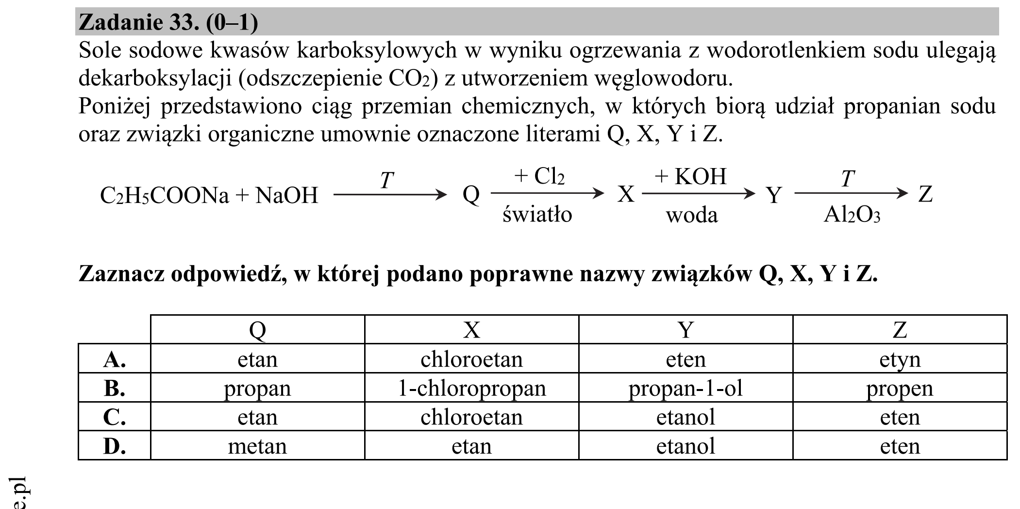 Matura dodatkowa, czerwiec 2017, podgląd zadania 33