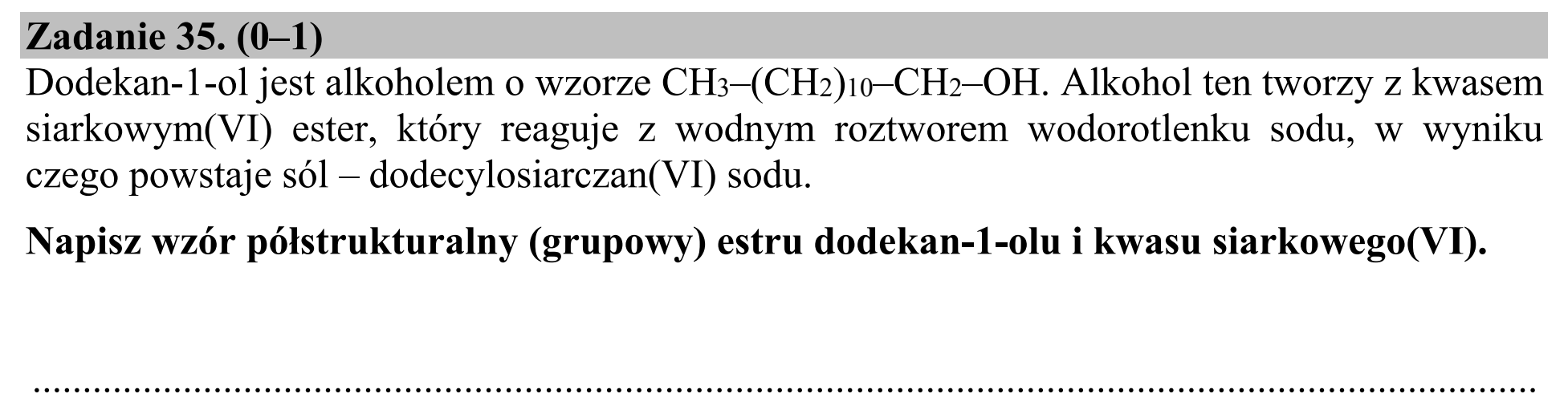 Matura dodatkowa, czerwiec 2017, podgląd zadania 35