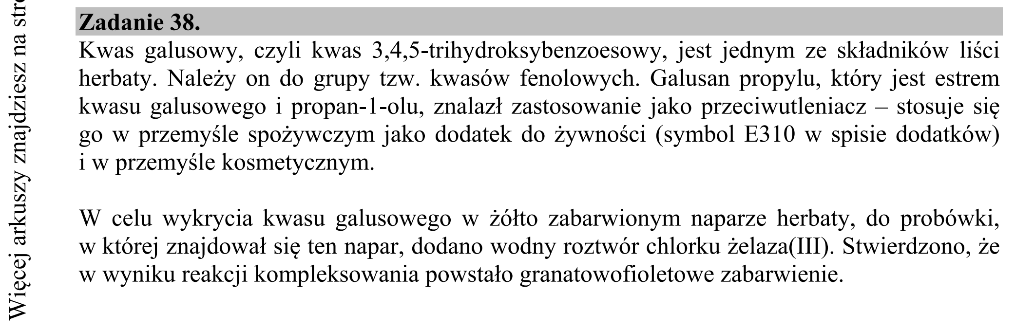 Matura dodatkowa, czerwiec 2017, wstęp zadania 38