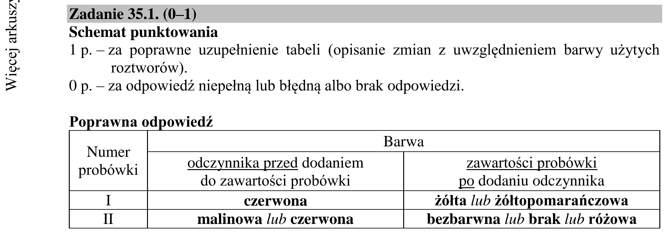 Matura dodatkowa, czerwiec 2018, odpowiedź do zadania 35.1