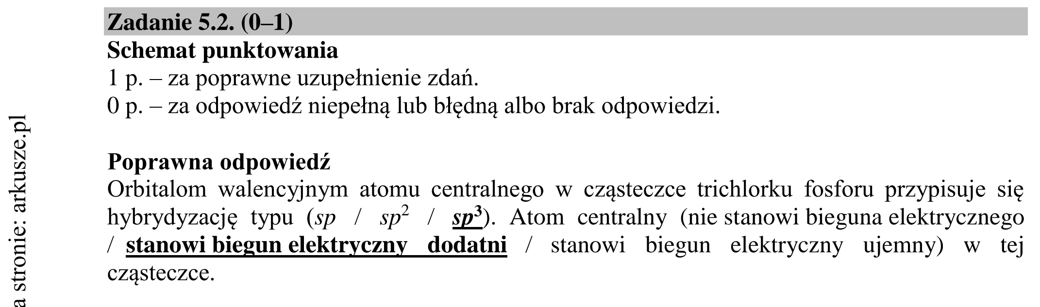 Matura dodatkowa, czerwiec 2018, odpowiedź do zadania 5.2