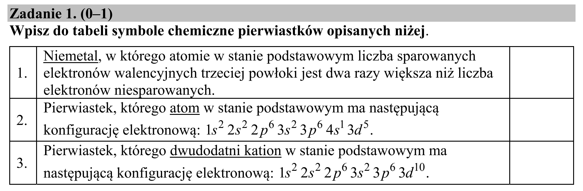 Matura dodatkowa, czerwiec 2018, podgląd zadania 1