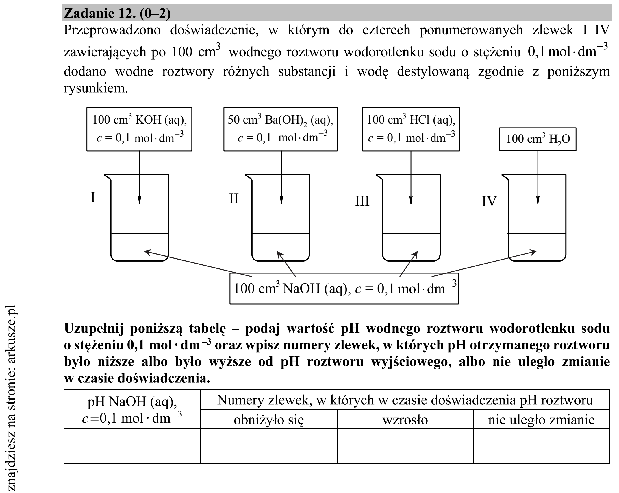 Matura dodatkowa, czerwiec 2018, podgląd zadania 12