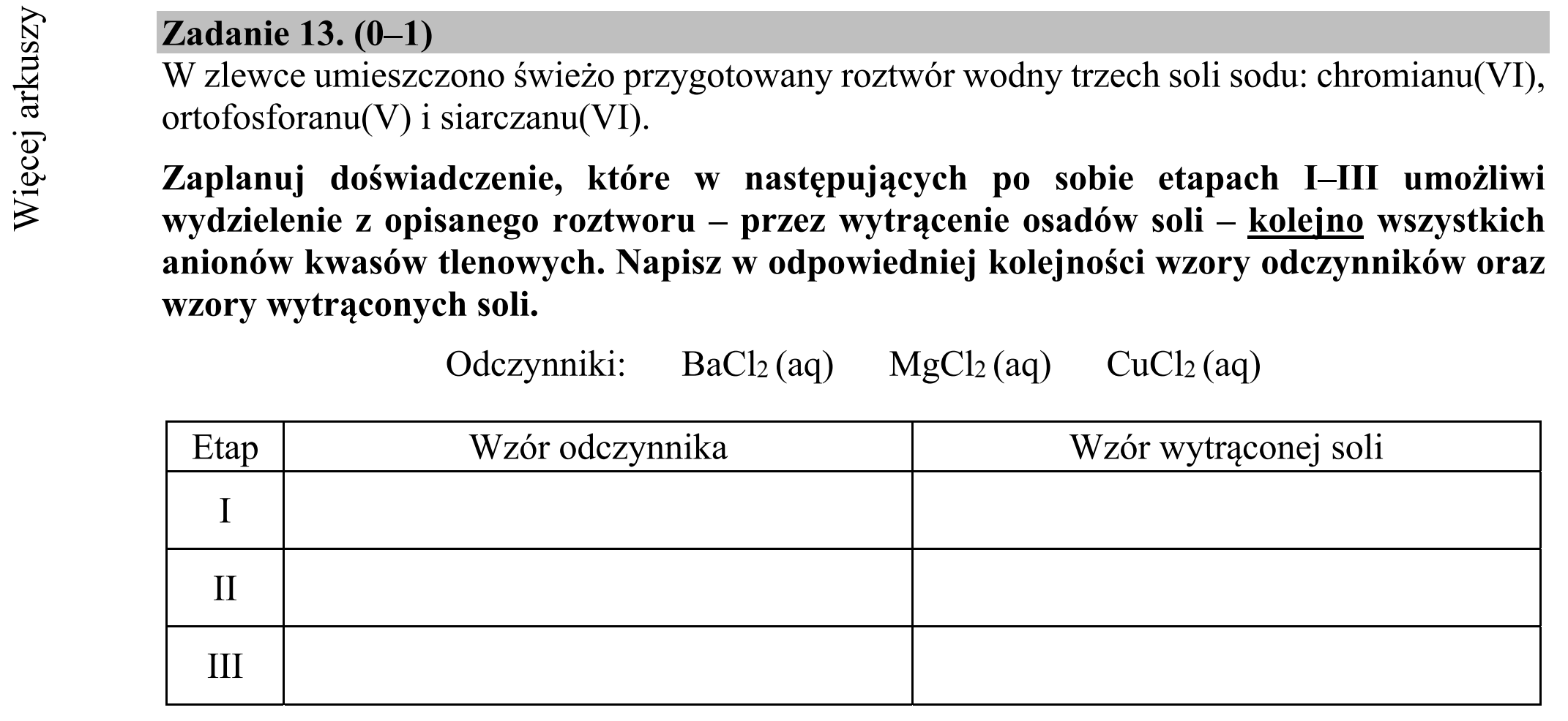 Matura dodatkowa, czerwiec 2018, podgląd zadania 13