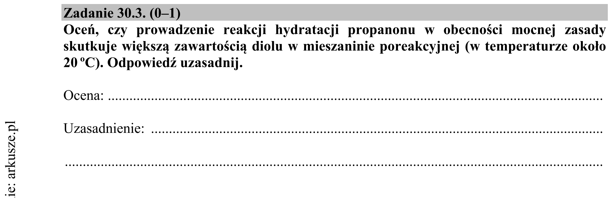 Matura dodatkowa, czerwiec 2018, zadanie 30.3