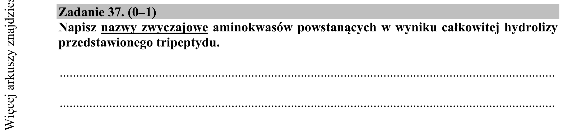 Matura dodatkowa, czerwiec 2018, podgląd zadania 37