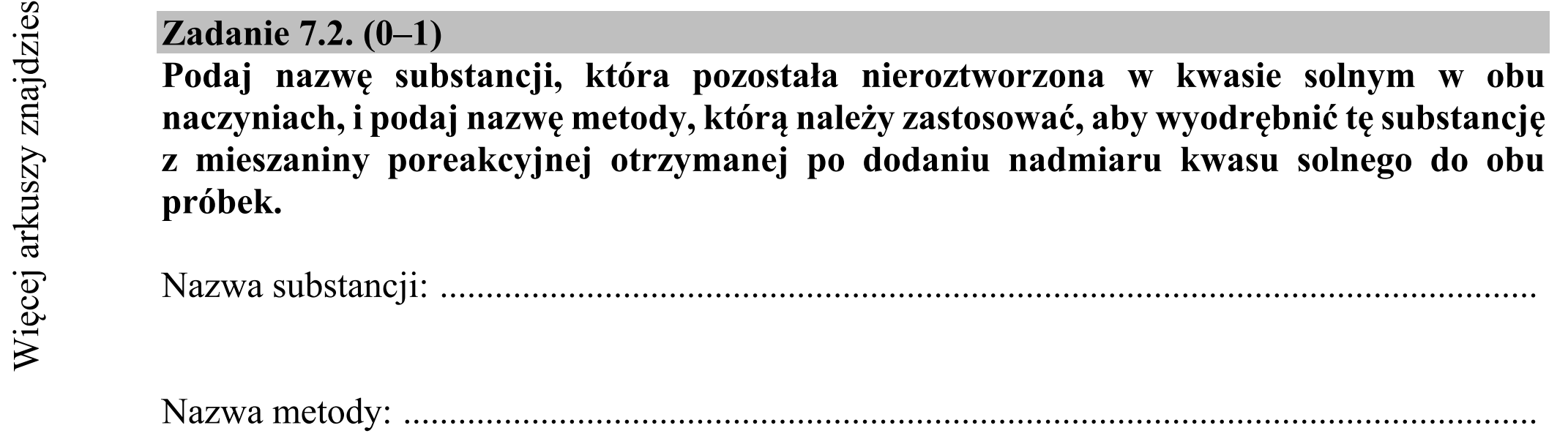 Matura dodatkowa, czerwiec 2018, zadanie 7.2