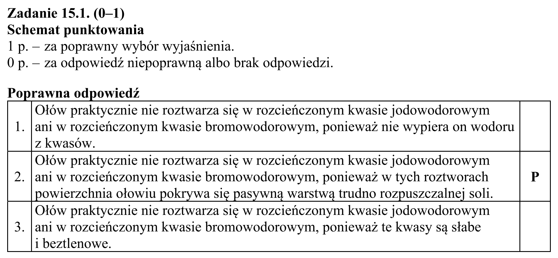 Matura dodatkowa, czerwiec 2019, odpowiedź do zadania 15.1