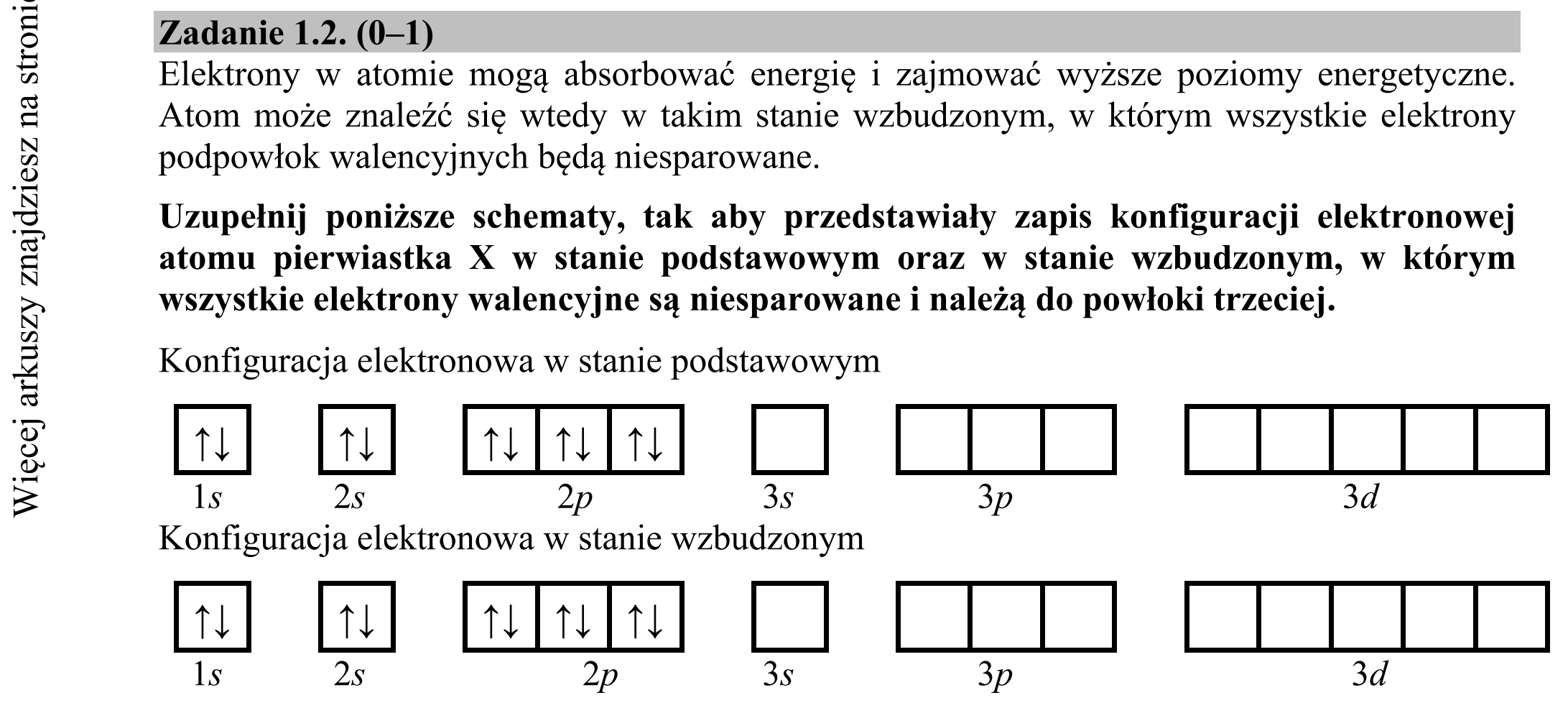 Matura dodatkowa, czerwiec 2019, zadanie 1.2