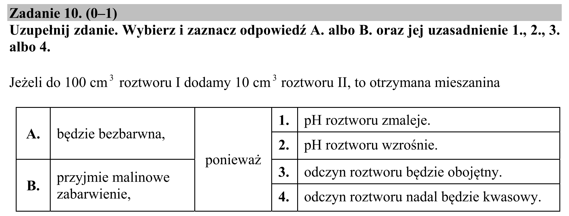 Matura dodatkowa, czerwiec 2019, podgląd zadania 10, fragment 1
