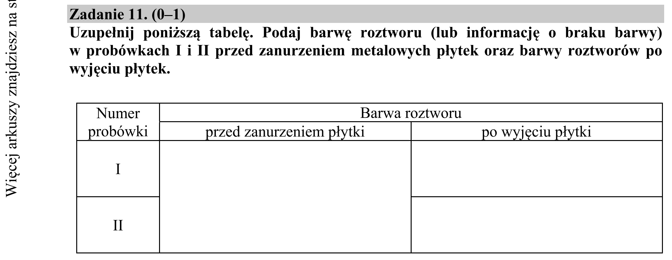 Matura dodatkowa, czerwiec 2019, podgląd zadania 11