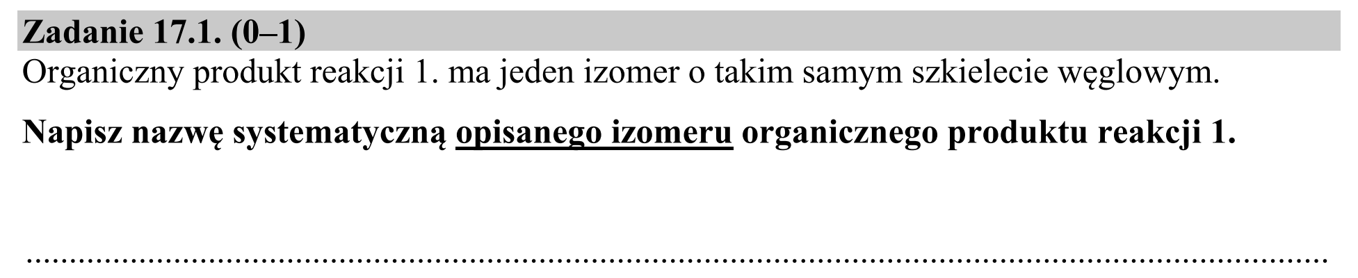 Matura dodatkowa, czerwiec 2019, podgląd zadania 17