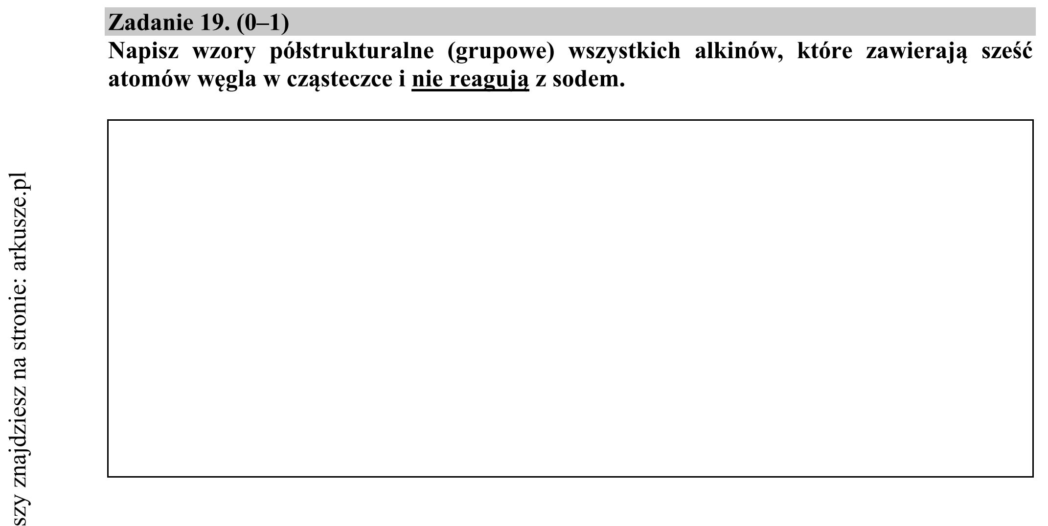 Matura dodatkowa, czerwiec 2019, podgląd zadania 19