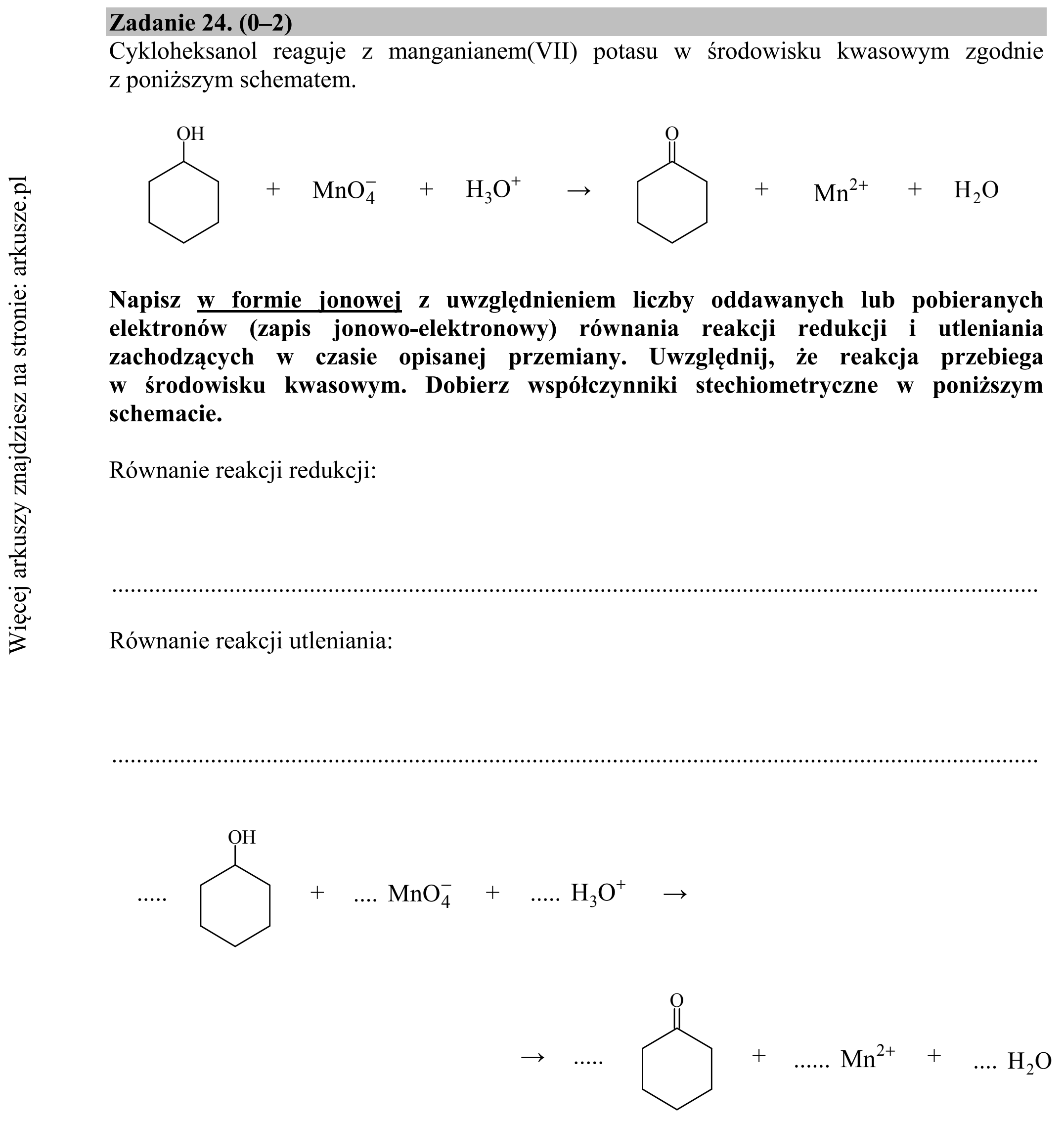 Matura dodatkowa, czerwiec 2019, podgląd zadania 24, fragment 1
