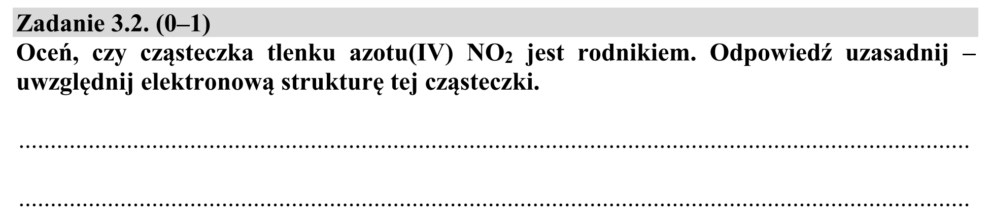 Matura dodatkowa, czerwiec 2019, zadanie 3.2