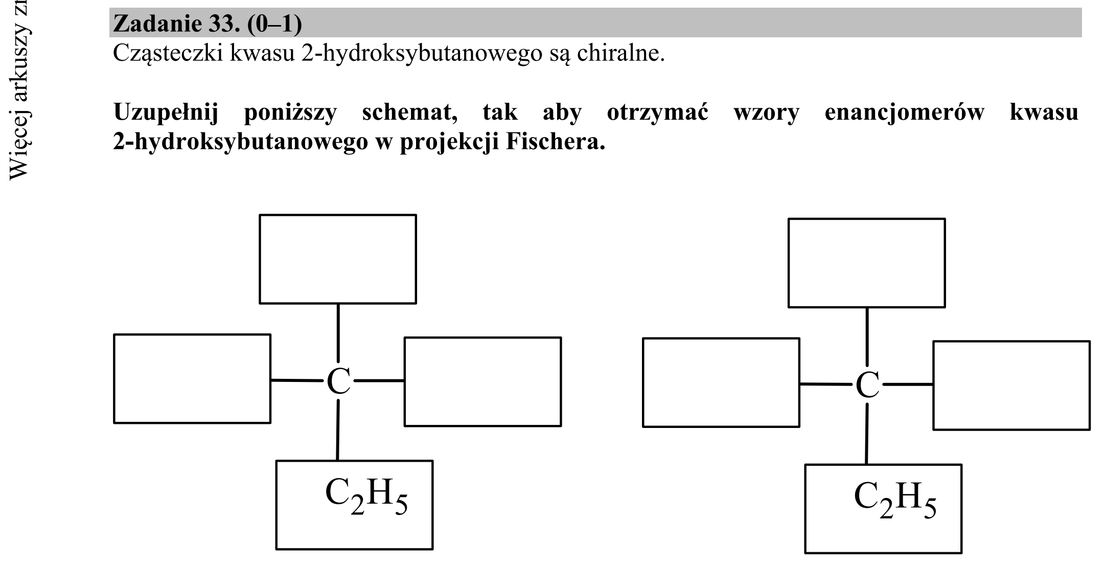 Matura dodatkowa, czerwiec 2019, podgląd zadania 33, fragment 1