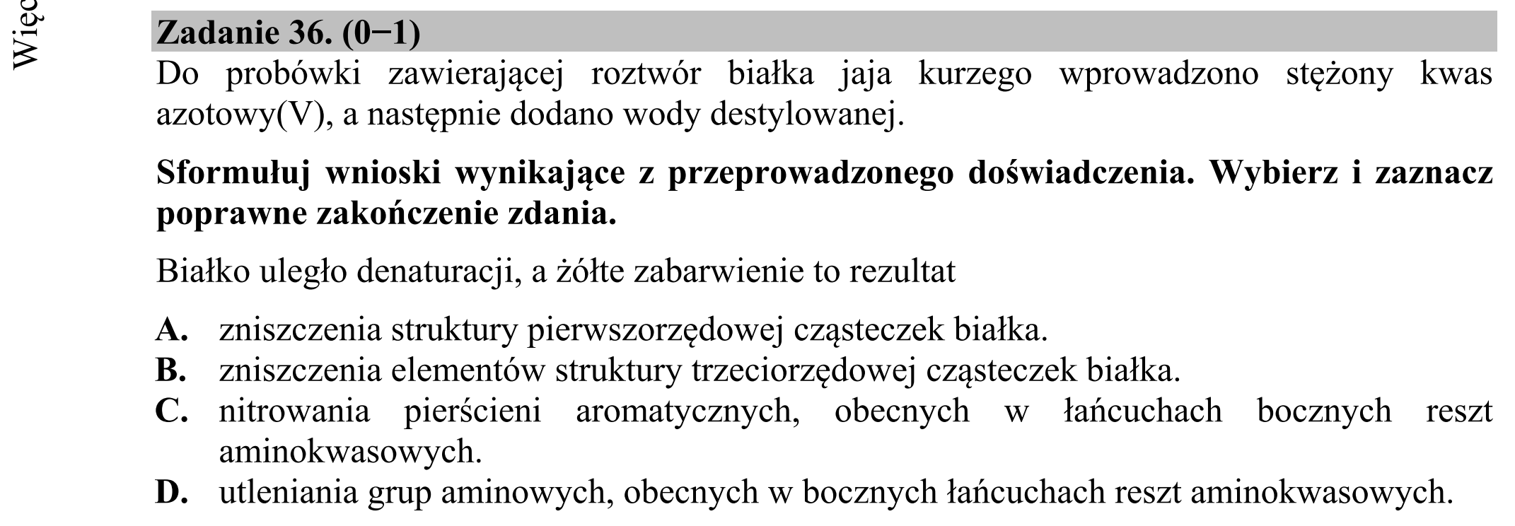 Matura dodatkowa, czerwiec 2019, podgląd zadania 36