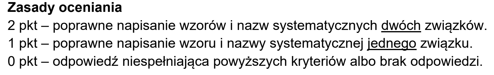 Matura dodatkowa, czerwiec 2021, odpowiedź do zadania 26
