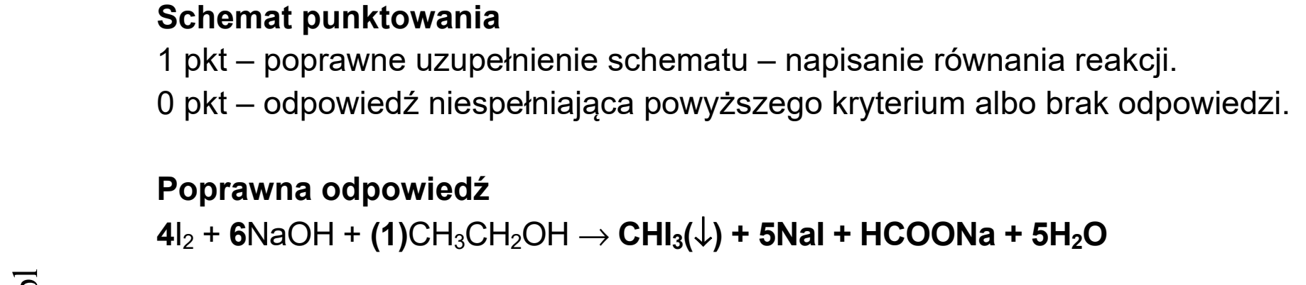 Matura dodatkowa, czerwiec 2021, odpowiedź do zadania 32