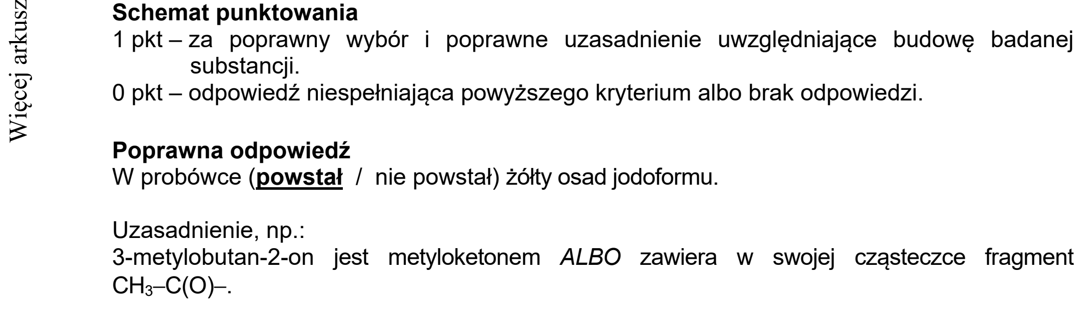 Matura dodatkowa, czerwiec 2021, odpowiedź do zadania 33
