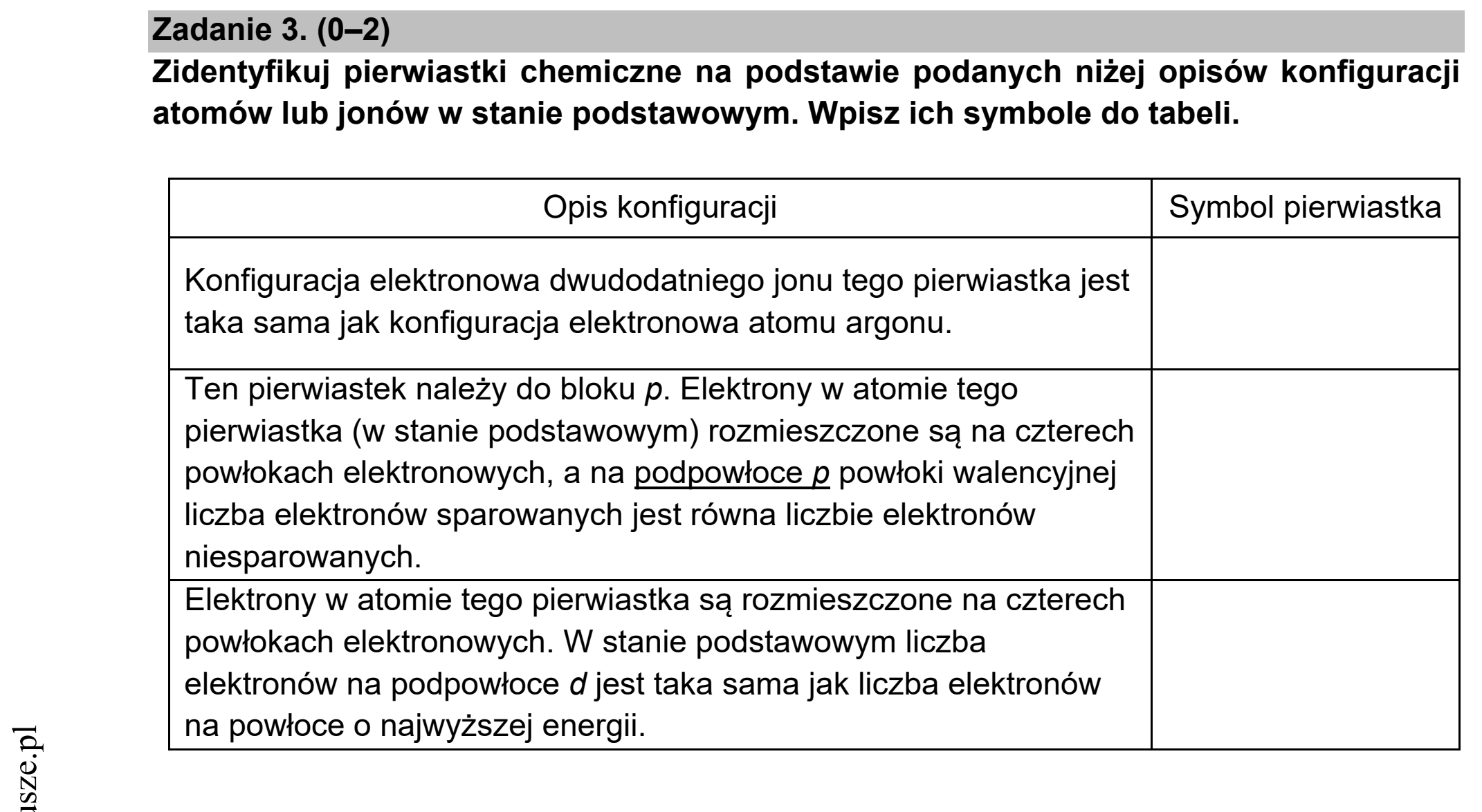 Matura dodatkowa, czerwiec 2021, podgląd zadania 3