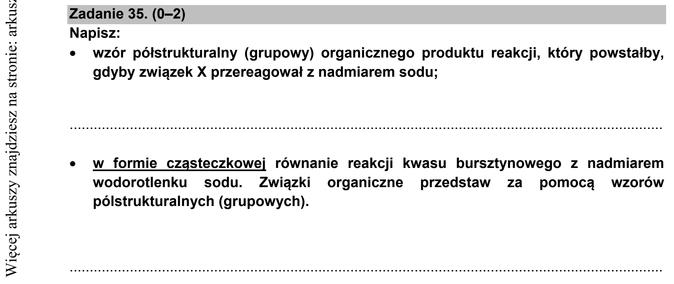 Matura dodatkowa, czerwiec 2021, podgląd zadania 35