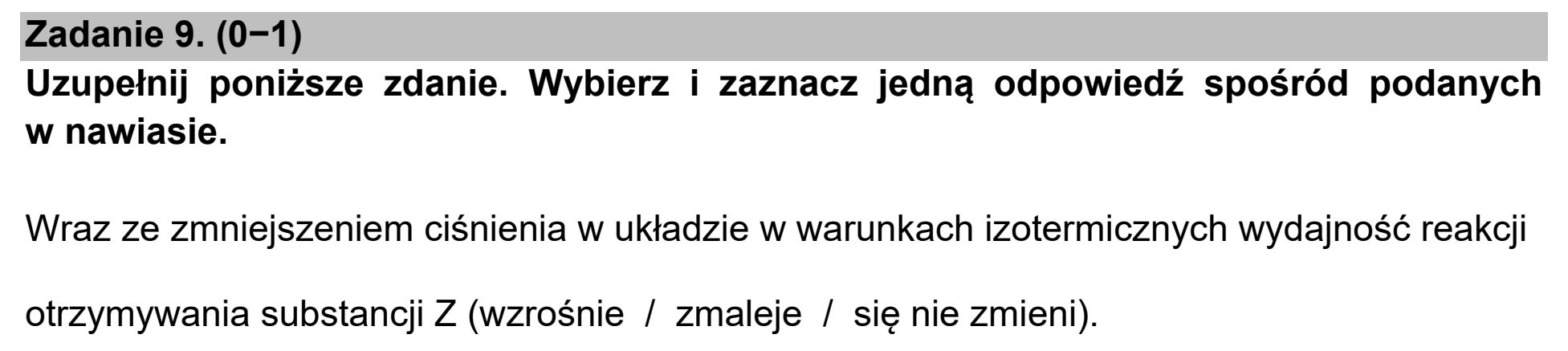 Matura dodatkowa, czerwiec 2021, podgląd zadania 9