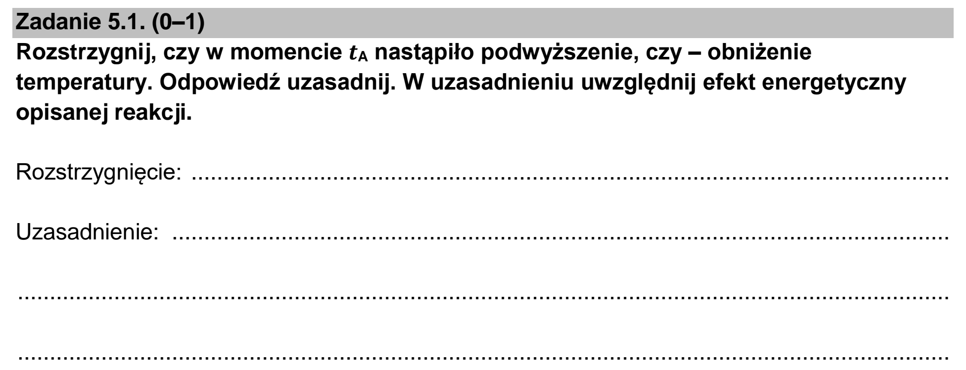 Matura dodatkowa, czerwiec 2022, zadanie 5.1