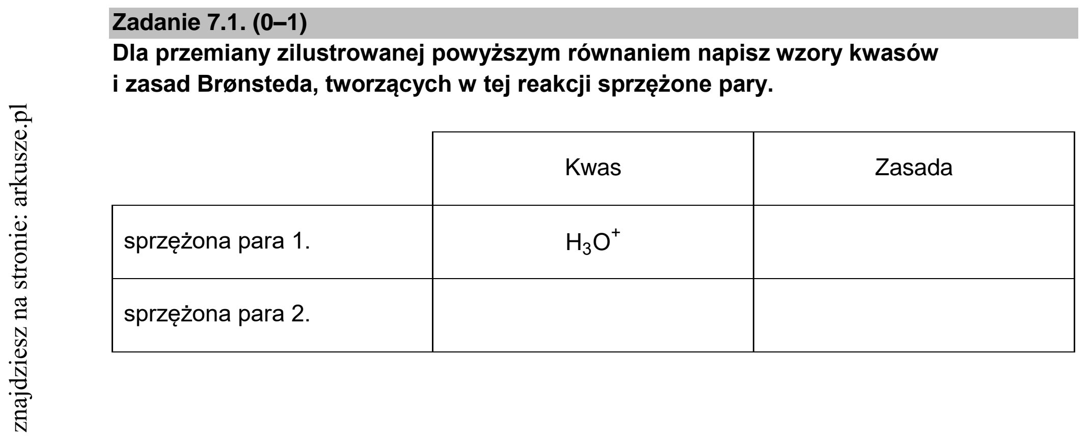 Matura dodatkowa, czerwiec 2022, zadanie 7.1