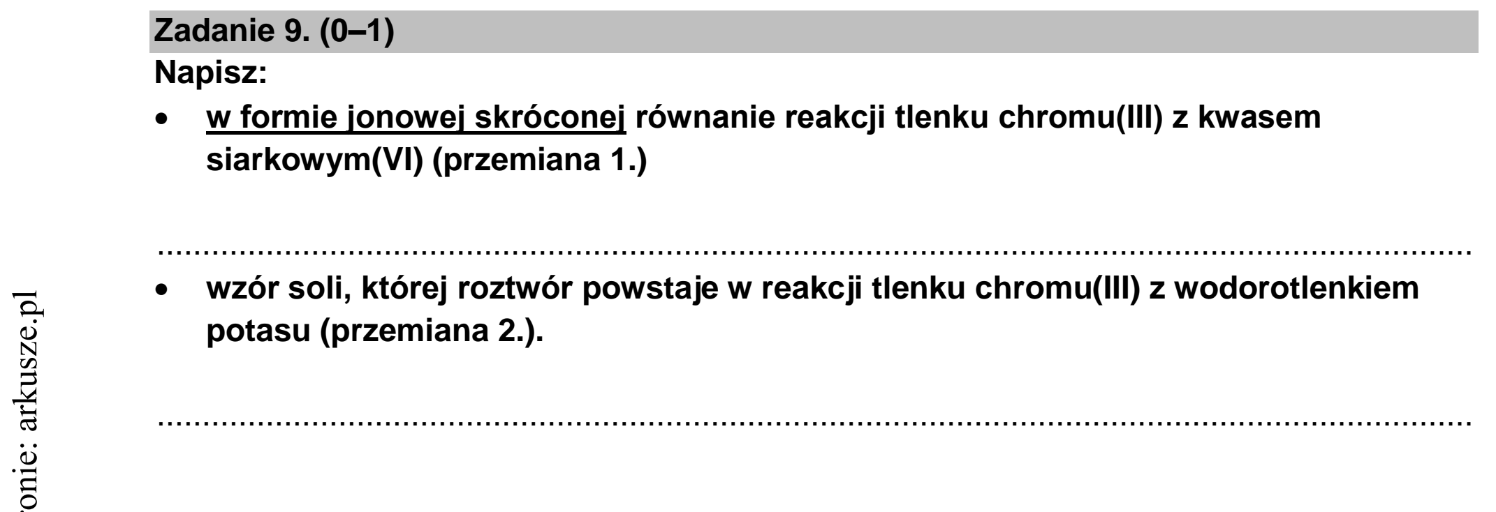 Matura dodatkowa, czerwiec 2022, podgląd zadania 9